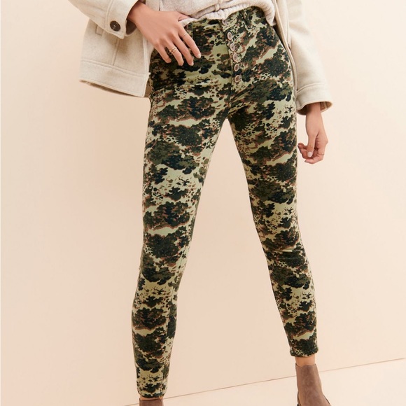 Pilcro High-Rise Button-Fly Skinny Corduroy Pants - Picture 2 of 15